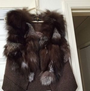 Fur and Sweater Vest